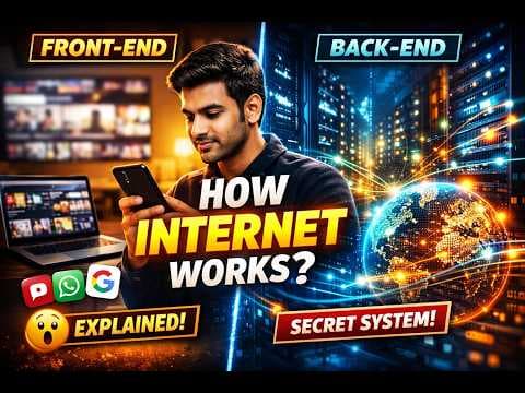 Internet Ka Sach | Server se Ghar Tak Internet Kaise Aata Hai?